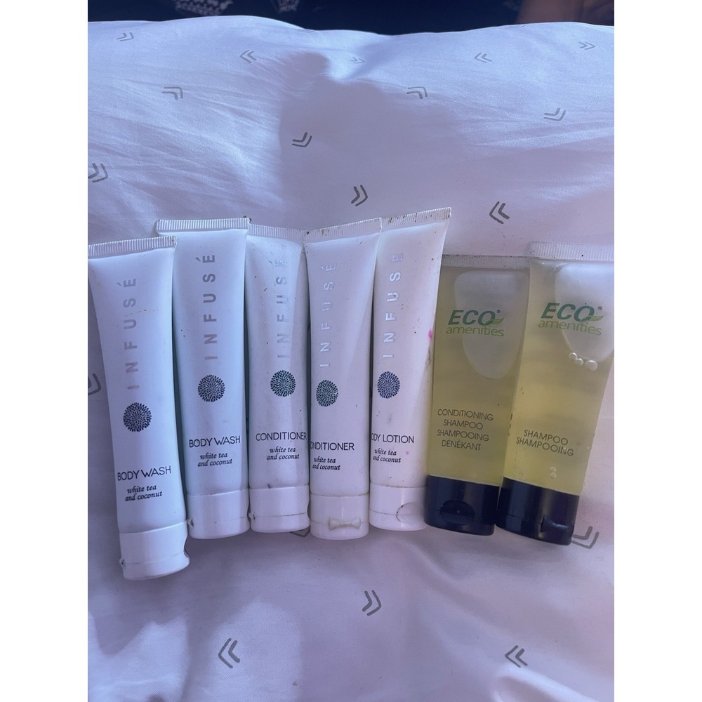 ECOWELL INFUSE WHITE TEA &‎ COCONUT SHAMPOO CONDITIONER BODY WASH Lotion